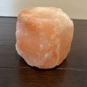Himalayan salt rock votive holder